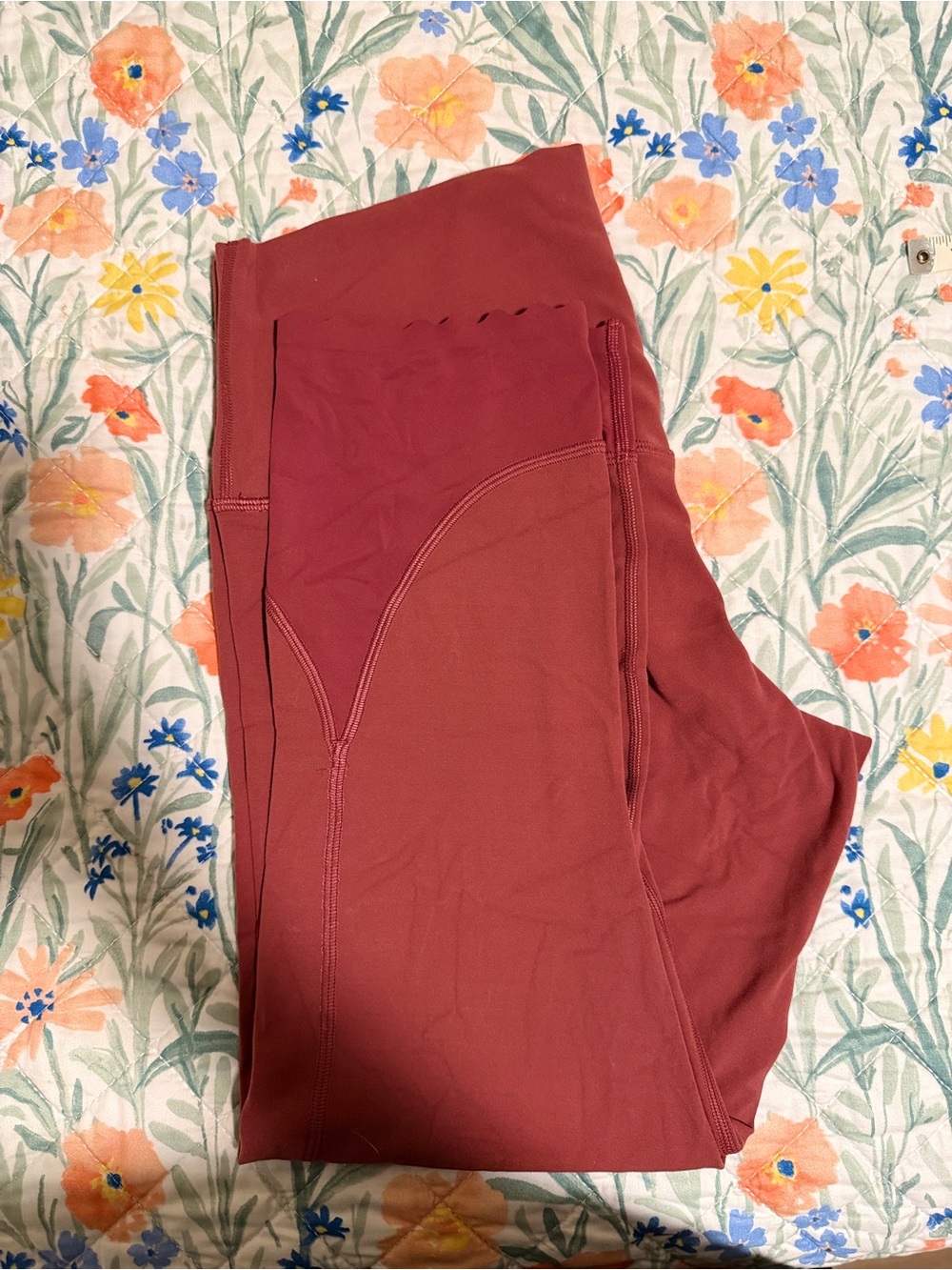 lululemon athletica Rust Red Leggings